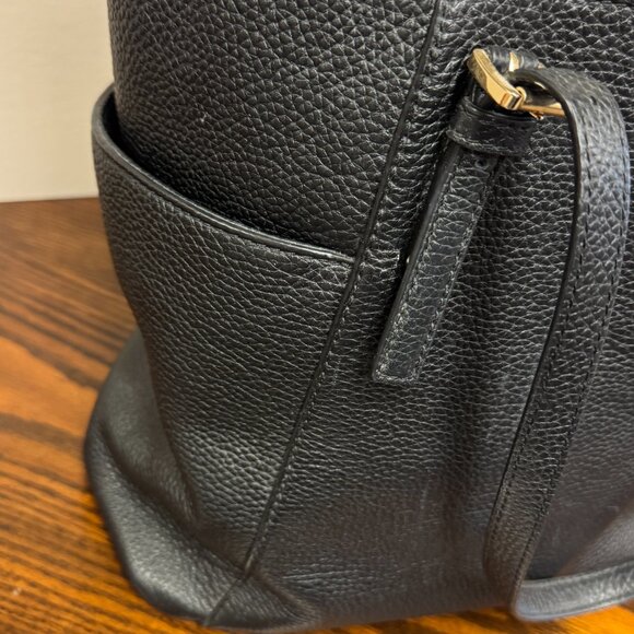 Michael Kors Jet Set Pebbled Leather Tote – Black – Excellent Condition - Picture 5 of 8